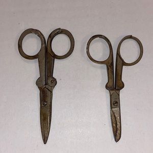 Antique Folding Scissors